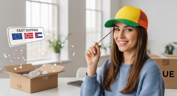 La casquette personnalisée imprimée et la livraison UE : un atout pour votre image